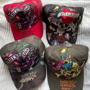 Ed Hardy Mesh Trucker Hat
Set of 4